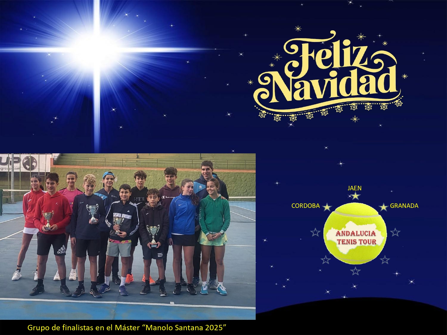 2025 ANDALUCIA TENIS TOUR. FELICITACION NAVIDAD